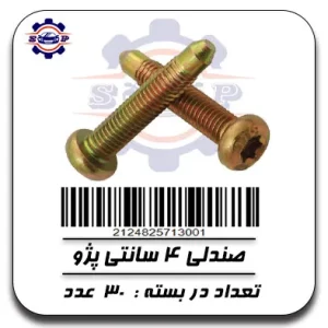 پیچ صندلی 4 سانتی پژو