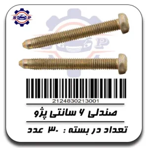 پیچ صندلی 6 سانتی پژو