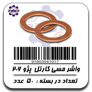 واشر مسی کارتل پژو 206